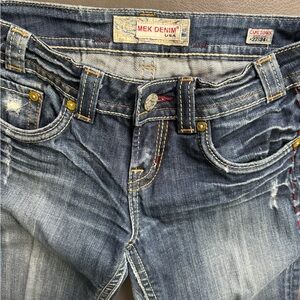 Women’s Blue Distressed Jeans